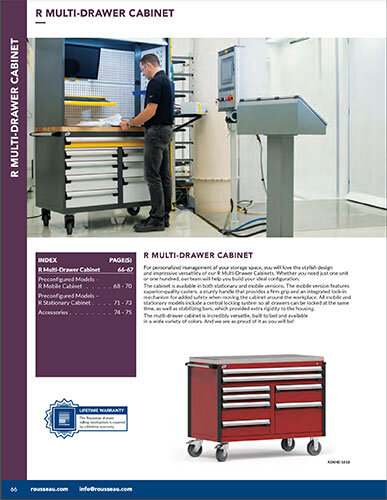 Heavy-Duty Multi-Drawer R Cabinet
