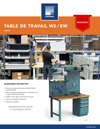 Table de travail WS/WM