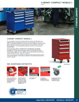 Compact mobile cabinet L