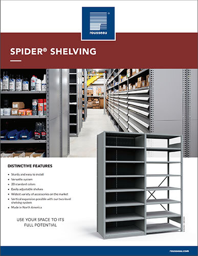 Spider shelving system brochure